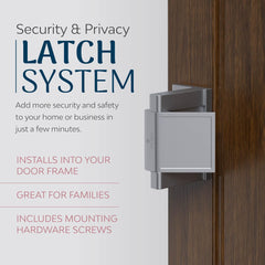Security Door Lock Safety Latch System