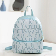 Cute Letter Detail Backpack, Stylish Mini Zipper Backpack, Women's Backpacks & Bags (8.26*7.1*2.75) Inch