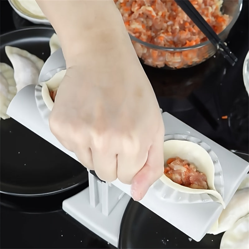 1pc Automatic Dumpling Machine Double-Headed Press Dumpling Mold DIY Kitchen Gadget Accessories