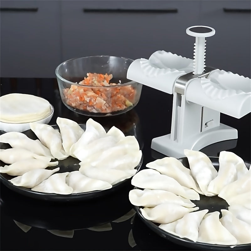 1pc Automatic Dumpling Machine Double-Headed Press Dumpling Mold DIY Kitchen Gadget Accessories